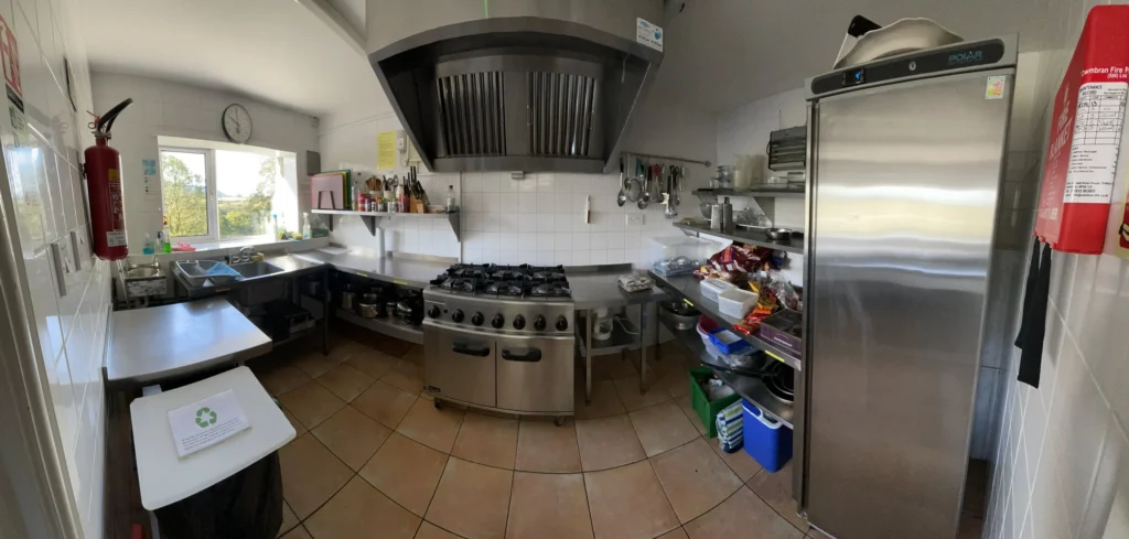 Kitchen area, where you cook